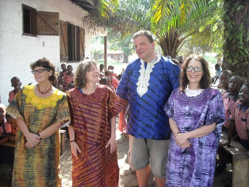 Our guests after the gowning ceremony