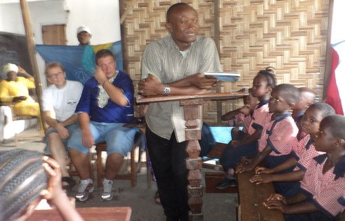 Paul making remarks at the program