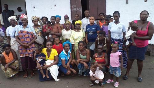 Female parents and guardians with Paul