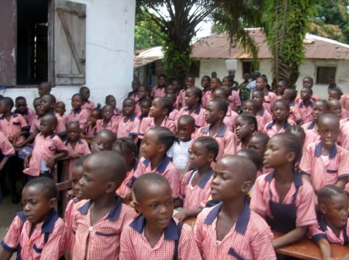 Students at the program