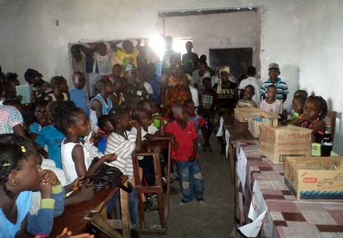 Contestants and audience members