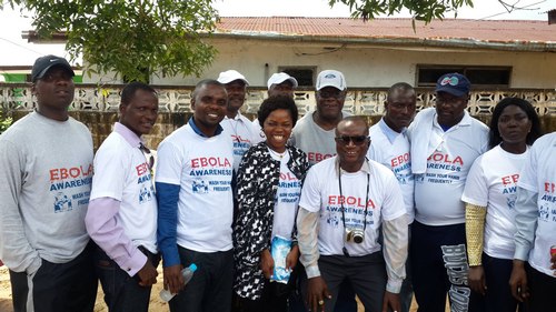 Our Ebola awareness group