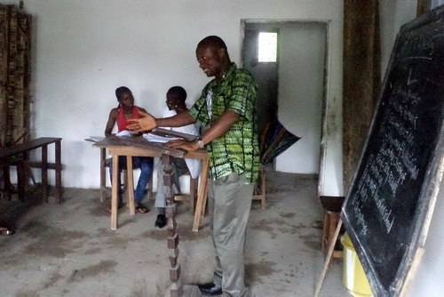 Mr. Harry responding to a parent’s question