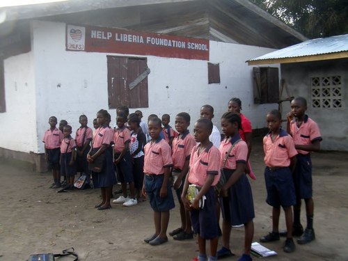 Cross-section of students in devotion in September