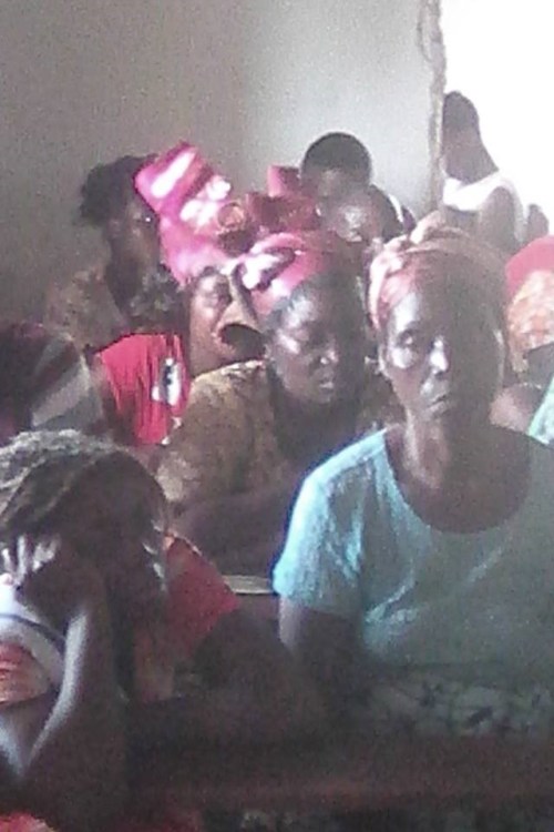 A cross-section of parents at the program