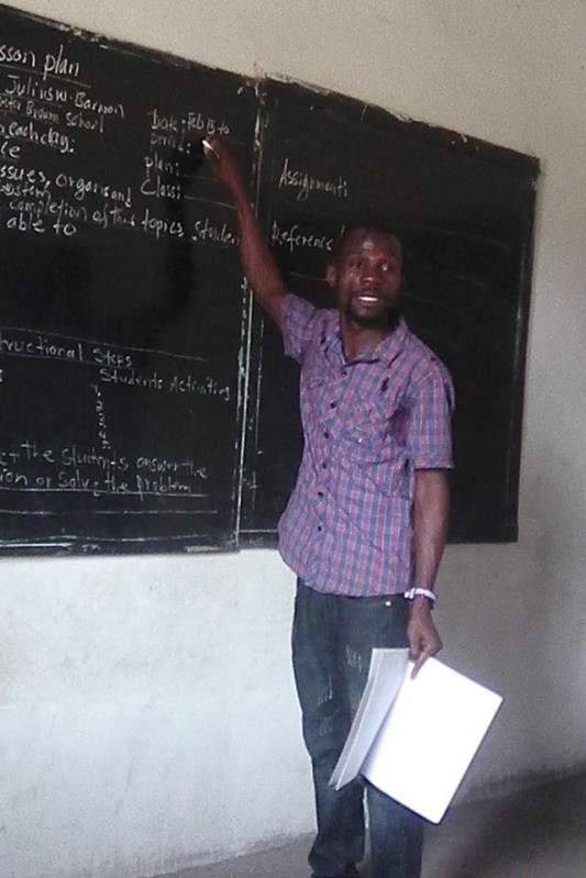 One of the lecturers teaching on Lesson Planning