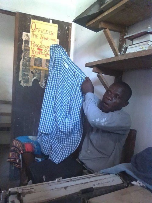 More clothes donated to the school