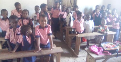 Kindergarten kids level-1 in class